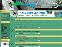 Tablet Screenshot of chocen.vodaci.cz